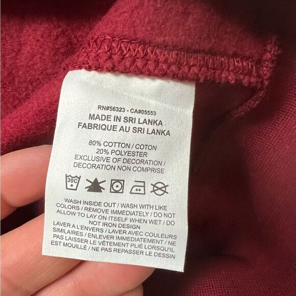 Nike NSW Club Crew Fleece Pullover Team Red - Picture 9 of 10